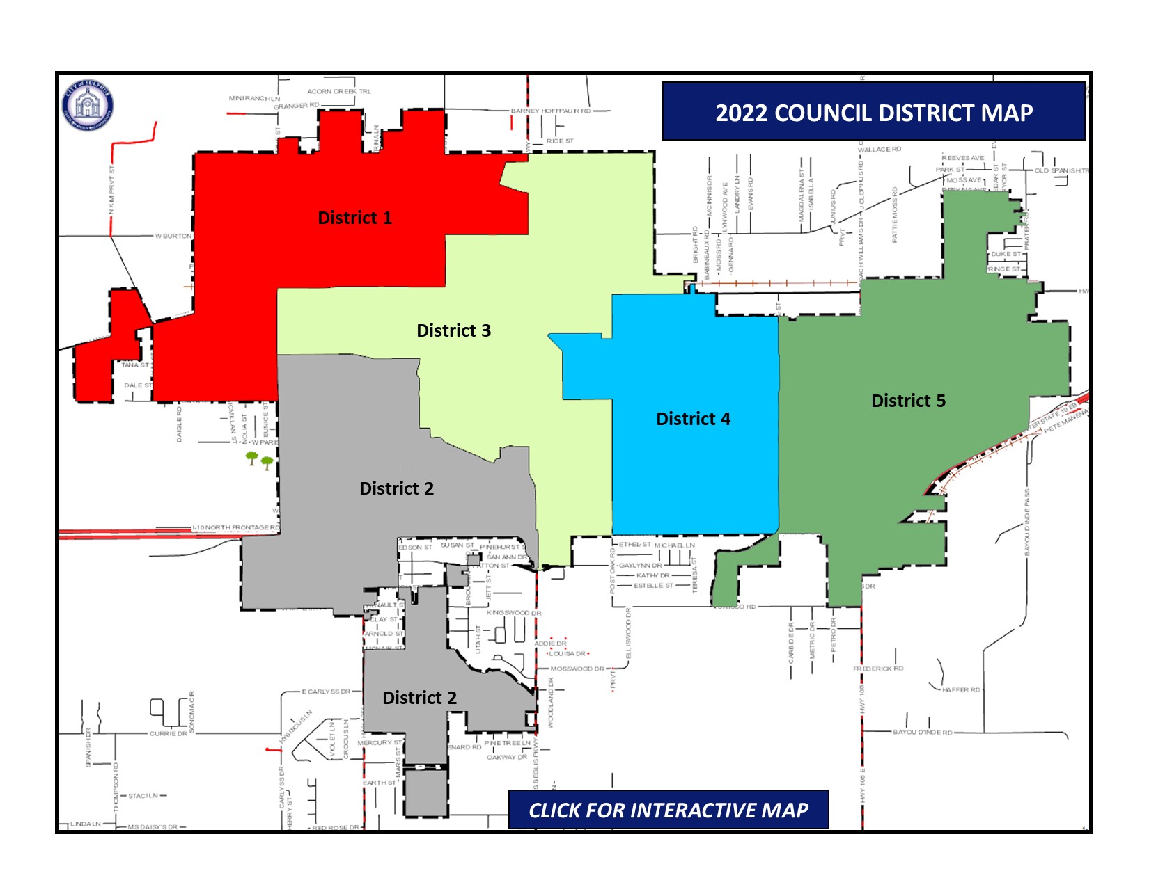 2022 Council Map